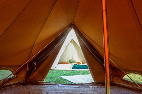 Pop-up glamping: Belltent | 6 pers.