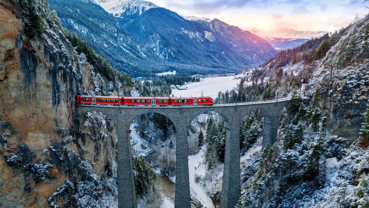 Kerst met de Glacier- en Bernina Express, hoofdfoto