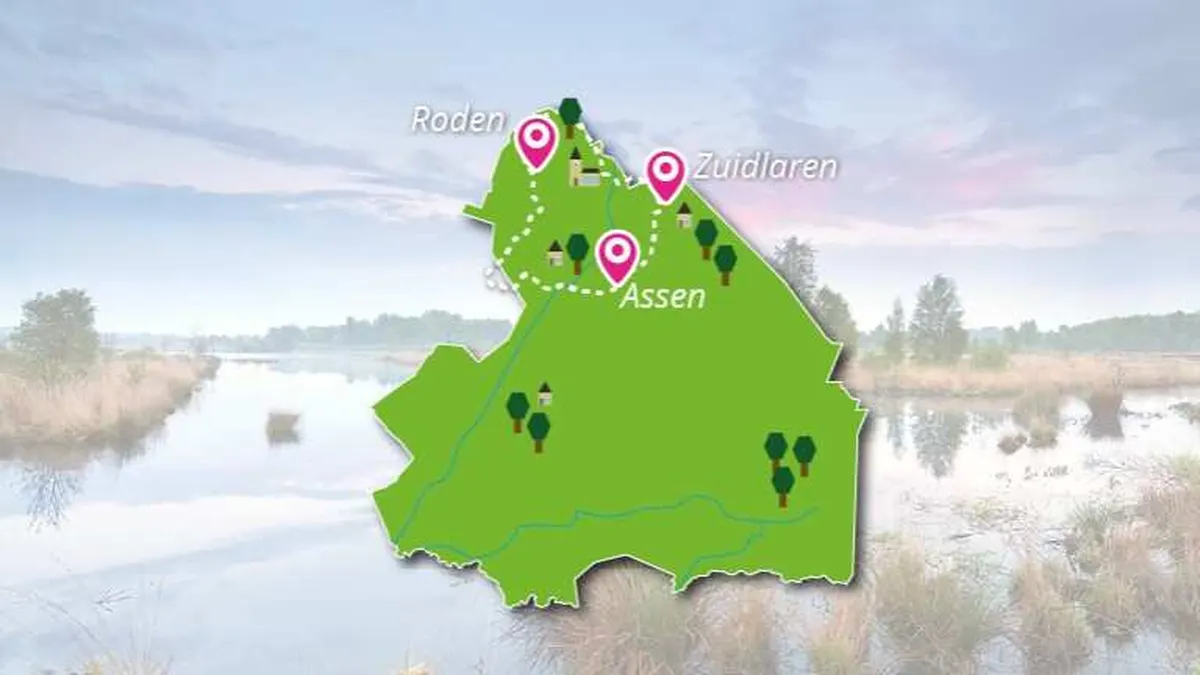 Fietsvakantie door de kop van Drenthe — hoofdfoto