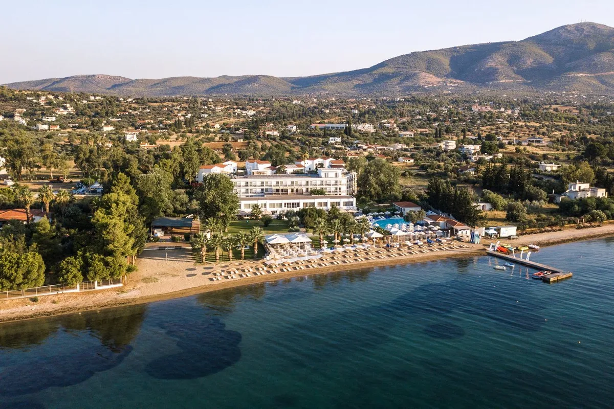 Brown Beach Evia Island — hoofdfoto