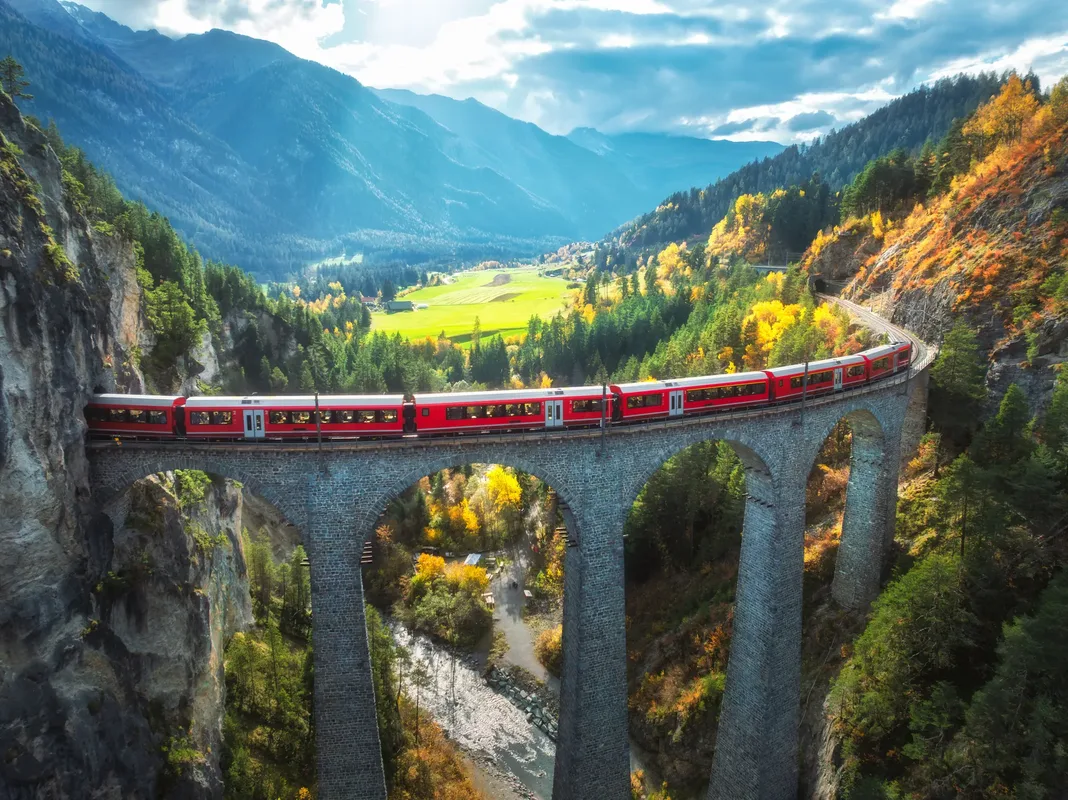 Glacier- en Bernina Express, hoofdfoto