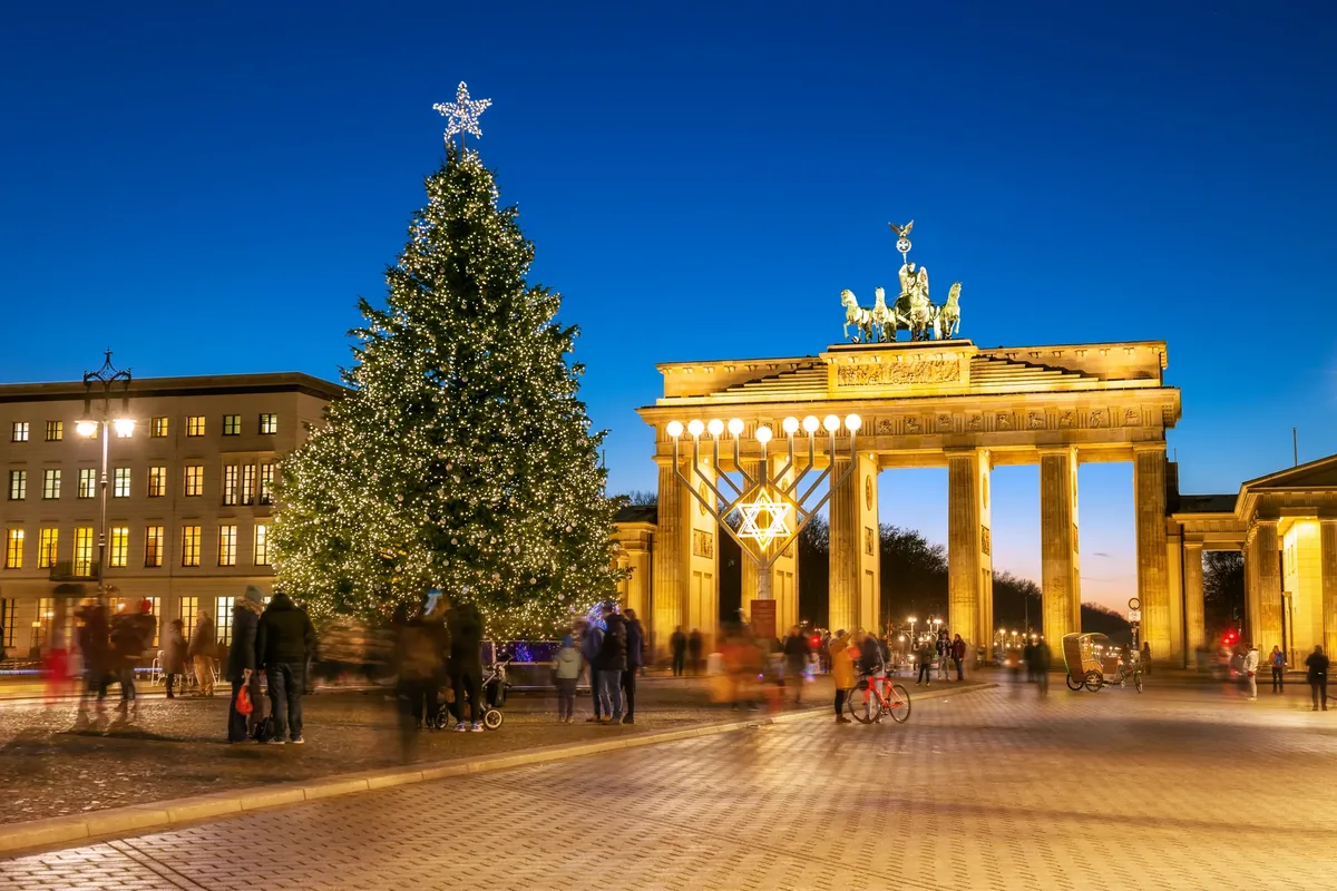 Kerst in het centrum van Berlijn — hoofdfoto