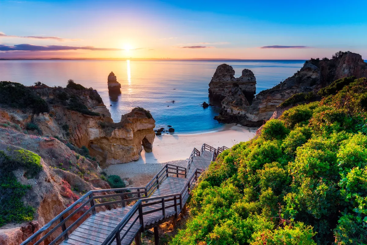 Winterzon aan de Algarve, hoofdfoto