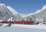 Winter met de Glacier- en Bernina Express foto 13