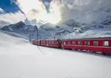 Winter met de Glacier- en Bernina Express foto 1