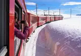 Winter met de Glacier- en Bernina Express foto 14