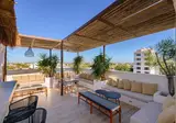 Terrasse Hotel Playa Del Carmen foto 1