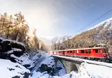 Winter met de Glacier- en Bernina Express foto 13