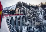 Winter met de Glacier- en Bernina Express foto 1