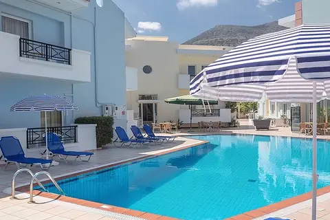 Athena Apartments Stalida in Stalis Super Market
