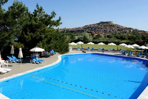 Delfinia Hotel & Bungalows in Molyvos, foto 2