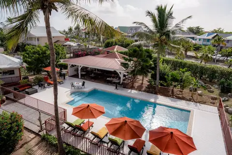 Palm Court Residence & Hotel at Orient Beach in Baie Orientale — foto 19