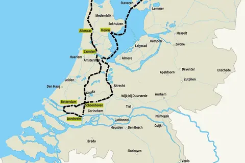 Friesland en Noord-Holland vanaf Rotterdam in Westerveld, foto 4
