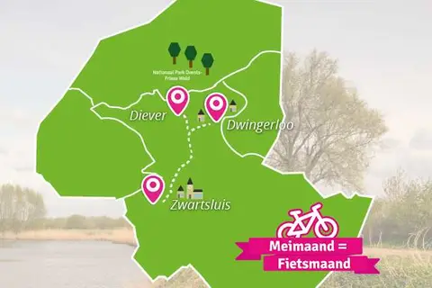Fietsvakantie Giethoorn en 3 Nationale Parken in Giethoorn