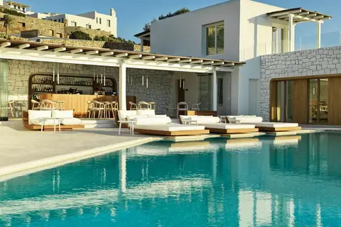 Mykonos Bay Hotel in Megali Ammos Beach-