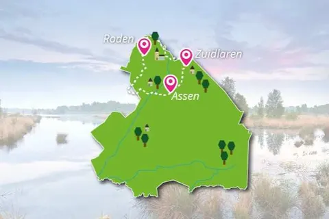 Fietsvakantie door de kop van Drenthe foto 1