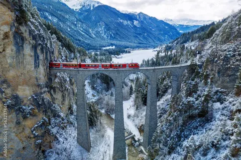 Kerst met de Glacier- en Bernina Express foto 5