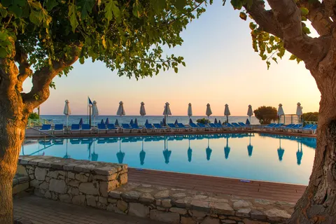 Silva Beach in Chersonisos Municipal Unit