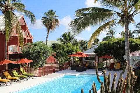 Palm Court Residence & Hotel at Orient Beach in Baie Orientale — foto 20