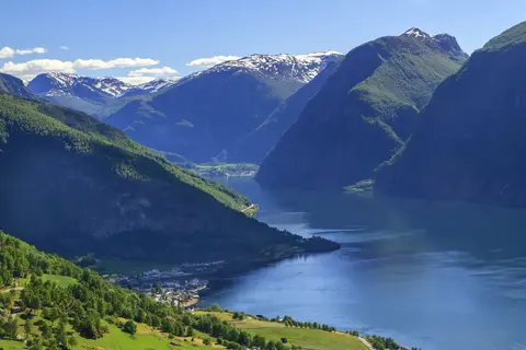 Bergen en fjorden in Noorwegen — foto 13