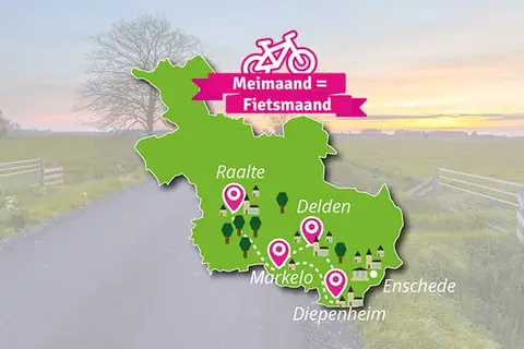 Fiets- of autovakantie Overijssel (Twente-Salland) in Holten