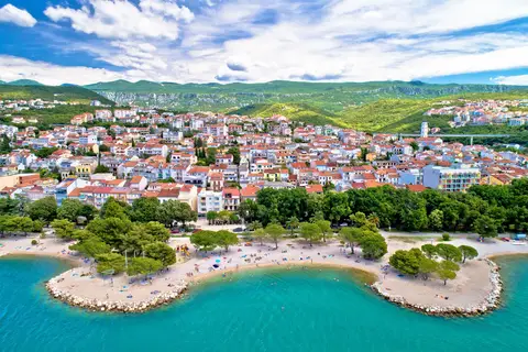 Crikvenica aan de Bloemenrivièra in Crikvenica