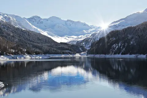 Winter met de Glacier- en Bernina Express in Zwitserland — foto 16
