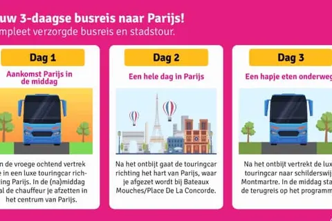 3-daagse busreis Parijs foto 2