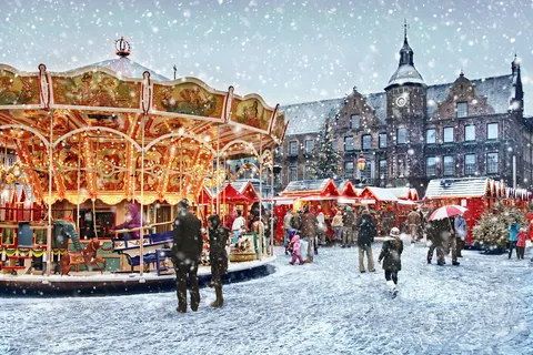 Kerstsfeer op de Rijn foto 2