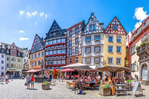 Fietsen langs de Moezel en Saar foto 2