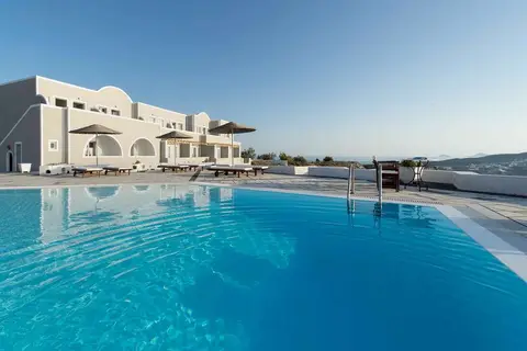 Calderas Dolphin Suites in Hemera Holiday Home villa on Santorini