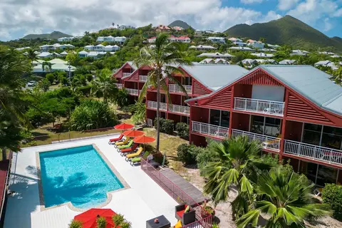 Palm Court Residence & Hotel at Orient Beach in Baie Orientale — foto 26