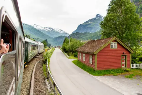 Bergen en fjorden in Noorwegen — foto 12