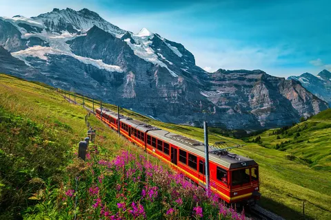 Glacier- en Bernina Express foto 30