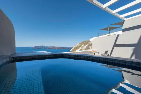 Calderas Dolphin Suites in Hemera Holiday Home villa on Santorini, foto 25