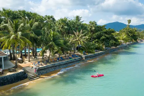 Hotel Paradise Beach Resort in บ้านใต้ — foto 4