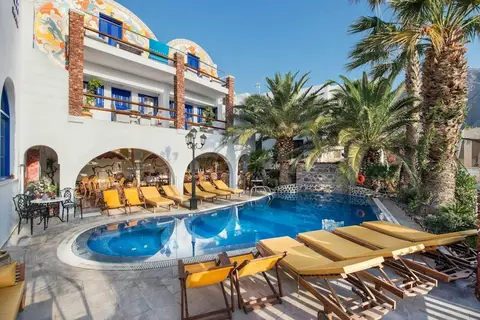 Black Sandy Beach in Santorini Sky, Luxury Resort, foto 3