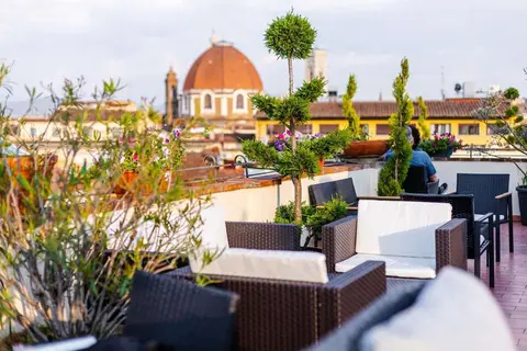 Hotel Bijou Roof Terrace in Florence