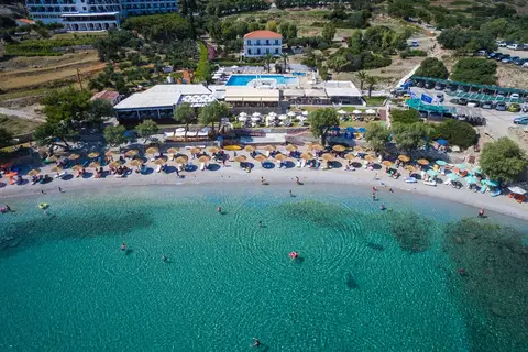 Glicorisa Beach in Municipal Unit of Pythagoreio