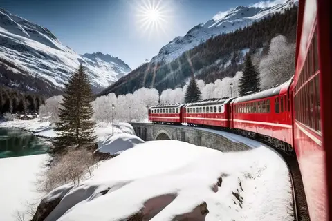 Kerst met de Glacier- en Bernina Express in Zwitserland — foto 14