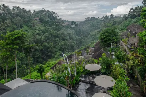 The Kayon Valley Resort in Ubud, Kecamatan Gianyar, Kabupaten Gianyar, Bali, Indonesia
