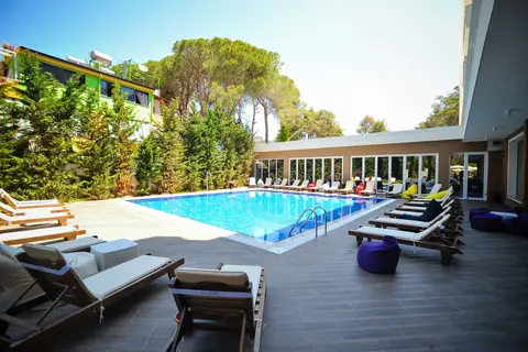 Sandy Beach Hotel in Golem, foto 16