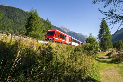 Glacier- en Bernina Express in Zwitserse treinen — foto 10