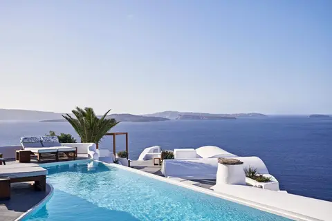 Katikies Santorini in Pizza Santorini