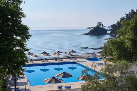 Makryammos Bungalows in Θάσος