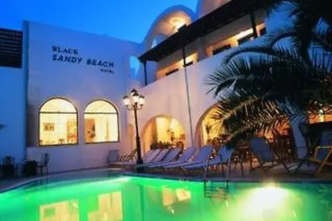 Black Sandy Beach in Santorini Sky, Luxury Resort, foto 14