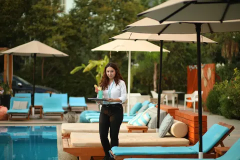 Marbella Beach Hotel in Golem — foto 7