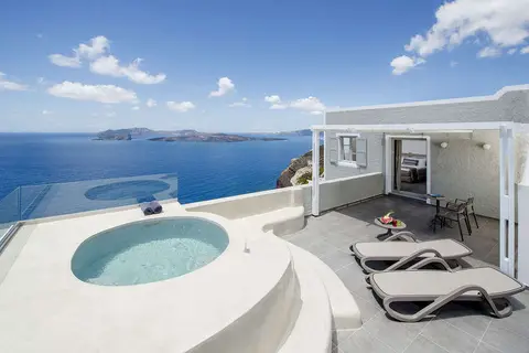 Calderas Dolphin Suites in Hemera Holiday Home villa on Santorini, foto 7