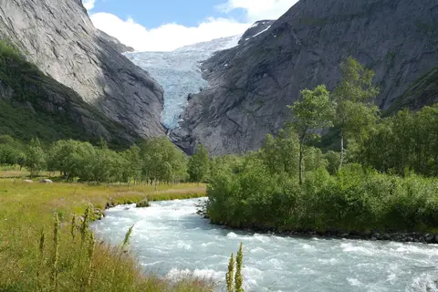 Fjorden, Gletsjers en Dalen in Noorwegen — foto 14