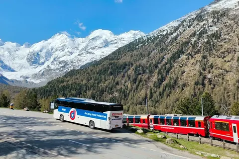 Glacier- en Bernina Express foto 28
